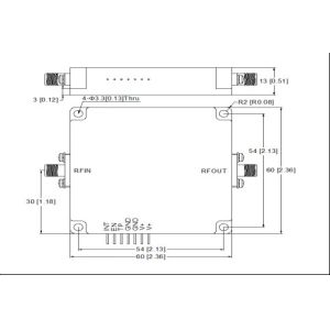 Cheap NXPA2G-18GHz-8W Portable RF Power Amplifier Module High-Power Anti-Drone Anti-UAV System with Accessories for sale