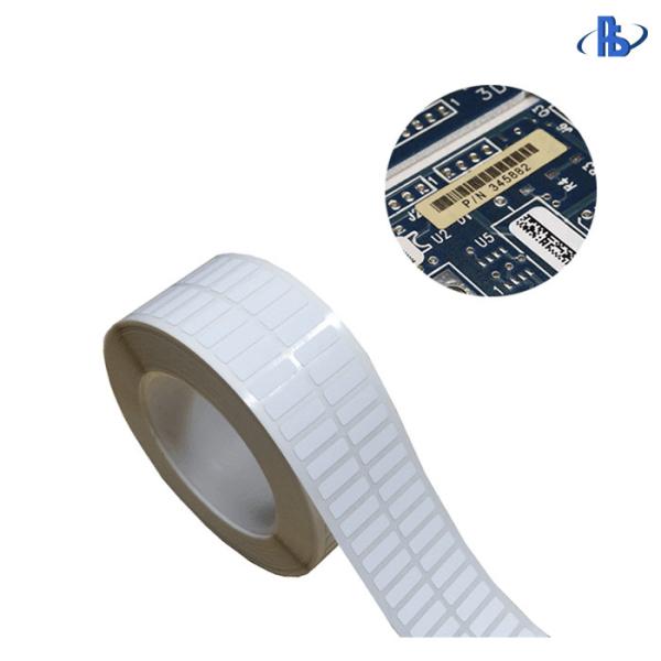 Quality Printable Polyimide Labels , Heat Resistant Security Barcode Labels wholesale