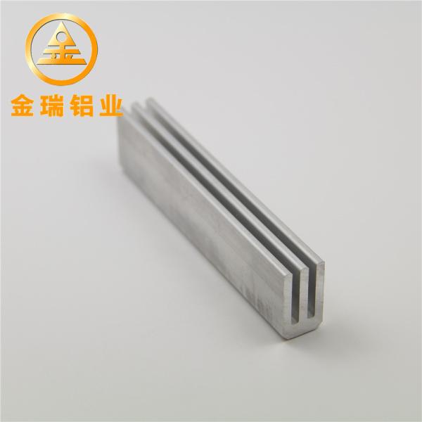Quality Sandblasted Heatsink Extruded Aluminium Profile 6063-T5 6061-T5 Material wholesale