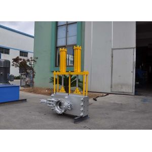 China 180*180 Plastic Screen Changer Continuous Process With Double Flow Channel on sale