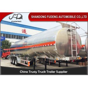 Customized 45000 L Fuel tanker Aluminum fuel tanker semi trailer with 3 axle