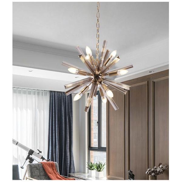Modern Spuknit Chandelier Lighting Living Room Crystal Hanging Lights Decoration Light Fixture(WH-MI-459)