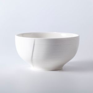 OEM Japanese Style White Porcelain Noodle Soup Bowl