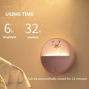 USB Rechargeable Motion Sensor Light, Dimmable USB rechargeable deer shape