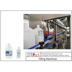 Glass Cleaner Automatic Filling Machine 4000B / H 1.5kw PLC Controls