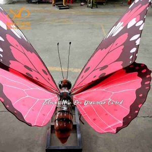 Animated Animatronic Insect Large Size Butterfly Model for Wetland Park