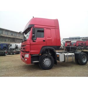 China Howo7 6X4 Tractor Trailer Truck LHD 10 Wheels HW 79 High Roof Cab Two Berths 102 km / h on sale