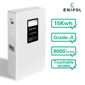 Rechargeable Li Ion Battery 51.2V Wall Mounted LiFePO4 Battery With Touchable