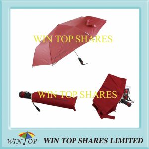 LED Torch Light Flash Full Auto Foldable Umbrella(WTL121)