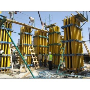 Cheap Reinforced Concrete Column Formwork With Variational Dimension For Square / Rectangle for sale