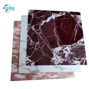 China Glossy Marble Grain Aluminum Composite Panel For Different Applications on sale