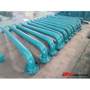 Tank-installed Q345 Material Flanged Connection Fixed Nozzles Drilling Mud Gun