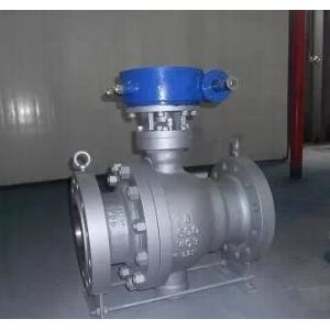 Cheap WCB Trunnion Mounted Ball Valve for throttling Flow with RF Flanged Connection for sale