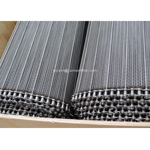 Stainless Balanced Weave Wire Mesh Conveyor Belt With Chain , 10 - 30m / Roll