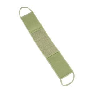 Cheap Bamboo Fiber Back Scrubber Strap , Green Hemp Shower Back Washer for sale