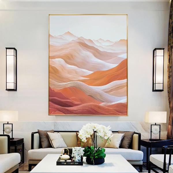 Quality Home Decor Canvas Painting Medium Oil Painting Modern Landscape 3D Three Dimensional wholesale