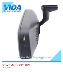 mirror GPS DVR with HD DVR,Bluetooth,MP5,FM,5"Capacitive Panel,Exclusive Private
