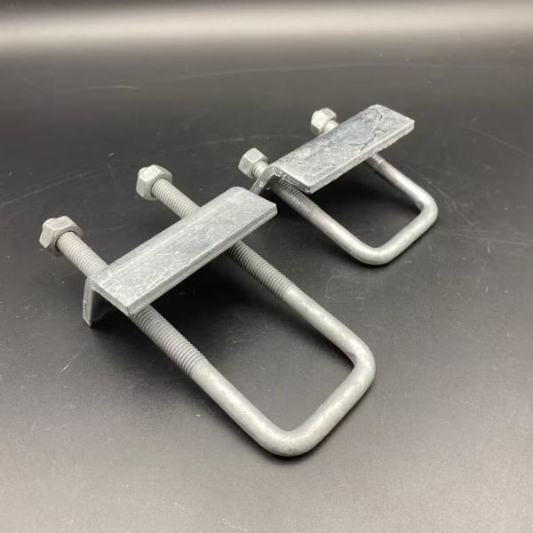 Quality Malleable Iron m8 m12 Channel U Bolt Beam Clamp wholesale
