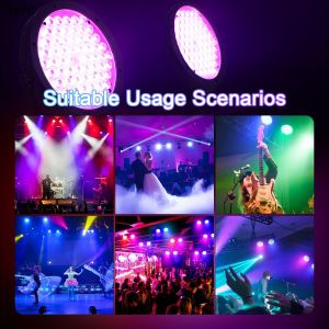 High CRI Stage Light 60W*2 RGBW LED Par Light for Weeding Disco Fishing Lighting