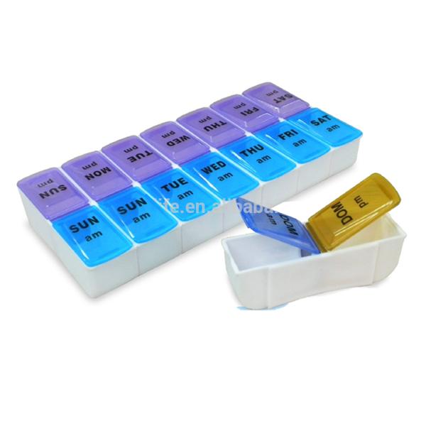 Hight Quality 14 Case Divided Medical Equipment Custom Logo Pill Boxes