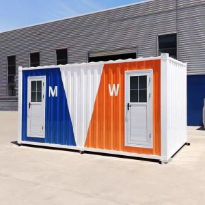 Scandinavian Design Style Customized Portable Mobile Public Toilet Folding