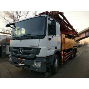 2.6mm Vibrating Amplitude 46 Meter Concrete Pump Made in 2011 for Heavy