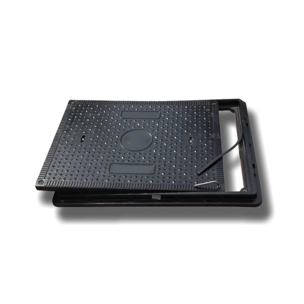 Quality Square Fiber Glass Composite Resin BMC / SMC / FRP Manhole Cover wholesale