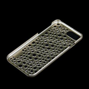 Ultra thin hollow pattern design PC cooling phone case Iron Metal Mobile Case