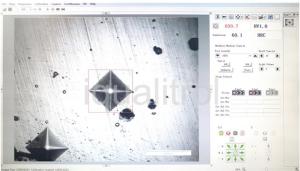 Manual and Automatic Vickers / Knoop Hardness Test Software iVick Series with USB Camera