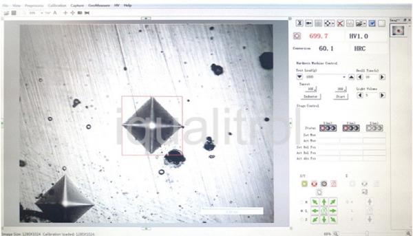 Quality Manual and Automatic Vickers / Knoop Hardness Test Software iVick Series with USB Camera wholesale