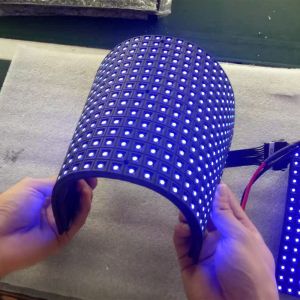 Full Color Flexible Led Display Panels / SMD3528 Led Flexible Screen For Indoor
