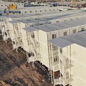 3 Floors Flat Pack Modular Green Container Camp Buildings