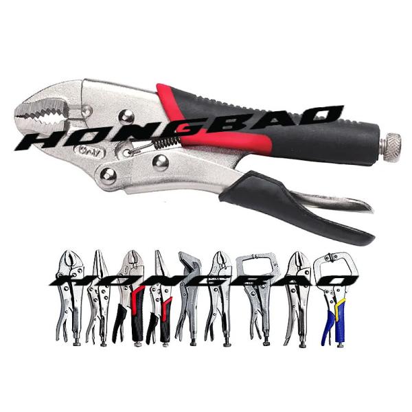 5 7 10'' 12 Inch Vise Grip Large Jaw Locking Pliers Nose Plastic Rubber TPR