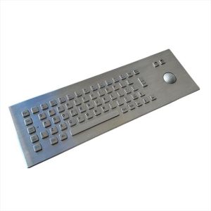 KIOSK IP65 / IK07 Industrial Keyboard With Trackball waterproof dustproof Front