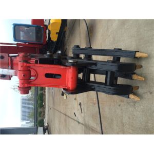 Large Orange Grapple Machine For Steel Scrap Grab And Sub Refining Hydraulic