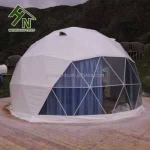 White Hot Dip Galvanized Tubes Party Dome Tent Snow Load 75KG/SQM