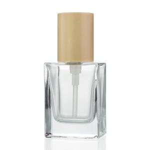 Square 30ml Liquid Foundation Bottles Cosmetic Glass Containers