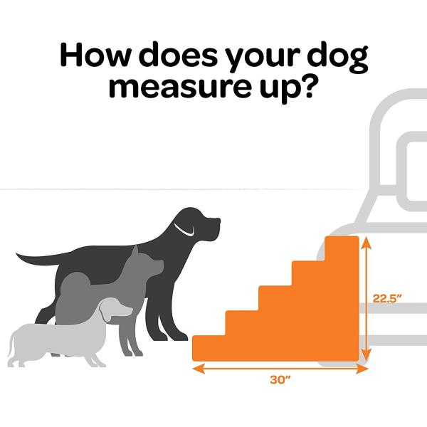 OEM ODM Leather Cloth Surface Wooden Dog Steps For High Bed 3-5 Layers Fold Up