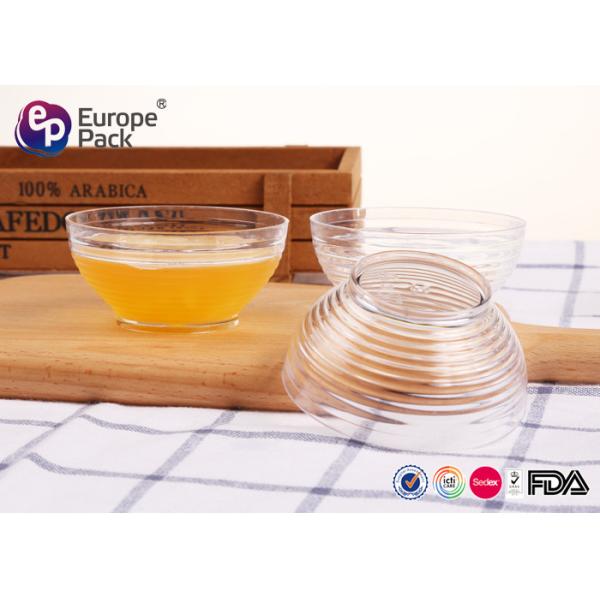 Quality Biodegradable Transparent Disposable Plastic Bowls With Lids FDA Approve wholesale