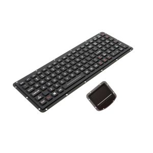 400DPI Resolutions Silicone Industrial Keyboard Backlight With Touchpad