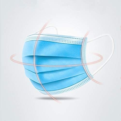 Quality 3 Ply Earloop Non Woven Mask Disposable Flu Face Mask 17.5 * 9.5cm CE FDA wholesale
