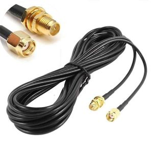 RG174 Coaxial RP SMA Male to RP SMA Female Antenna Extension Cable for Wifi