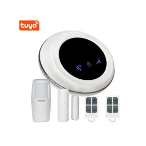 Buy cheap Smart Home Wireless Alarm System WIFI GSM 433 Mhz With Android / IOS Mobile APP from wholesalers