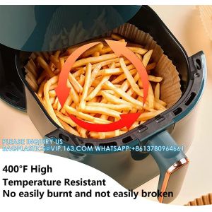 Air Fryer Paper Liners, 100PCS Non-Stick Disposable Liners, Baking Paper For Air