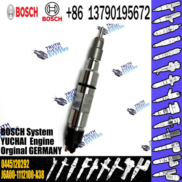 Quality 0445120292 diesel fuel injector for sale for YUCHAI POWER YC4FE diesel engine DLLA148P1688 wholesale