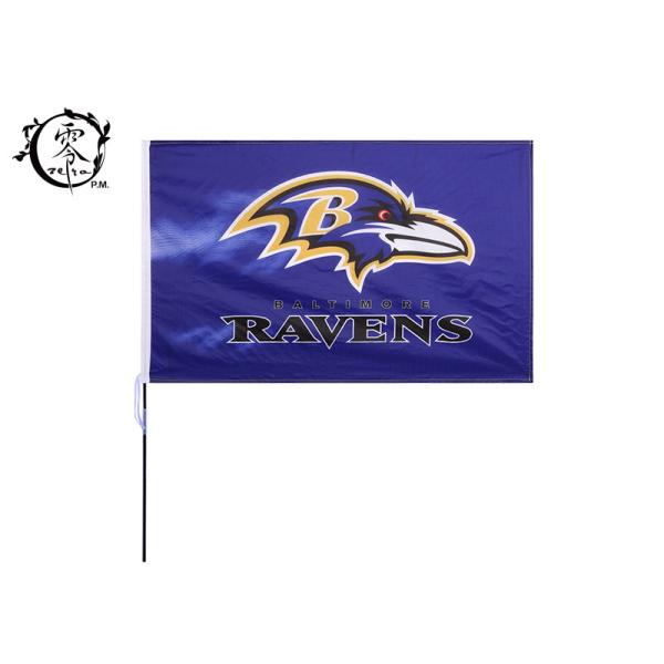 NFL Baltimore Grommets Raven Banner , 3 x 5-Foot Polyester Digitally Printed