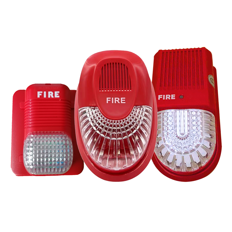 4-Zone Commercial Fire Alarm System with Control Panel and Detectors