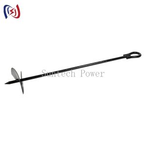 Construction Traction Line Lifting Floor Pole Screw Ground Anchor Earth Drill