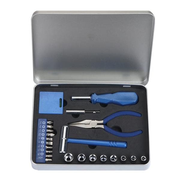 Quality 24 pcs mini tool set ,with long nose pliers ,sockets ,screwdriver bits . wholesale