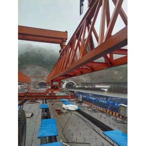 JQJ 160t bridge erecting machine, double beam truss bridge erecting machine